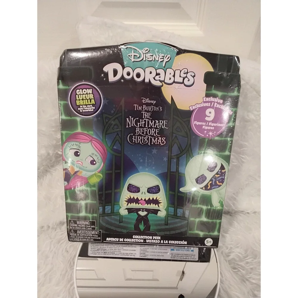 Disney Doorables Tim Burton Nightmare Before‎ Christmas Collection Peek Glow